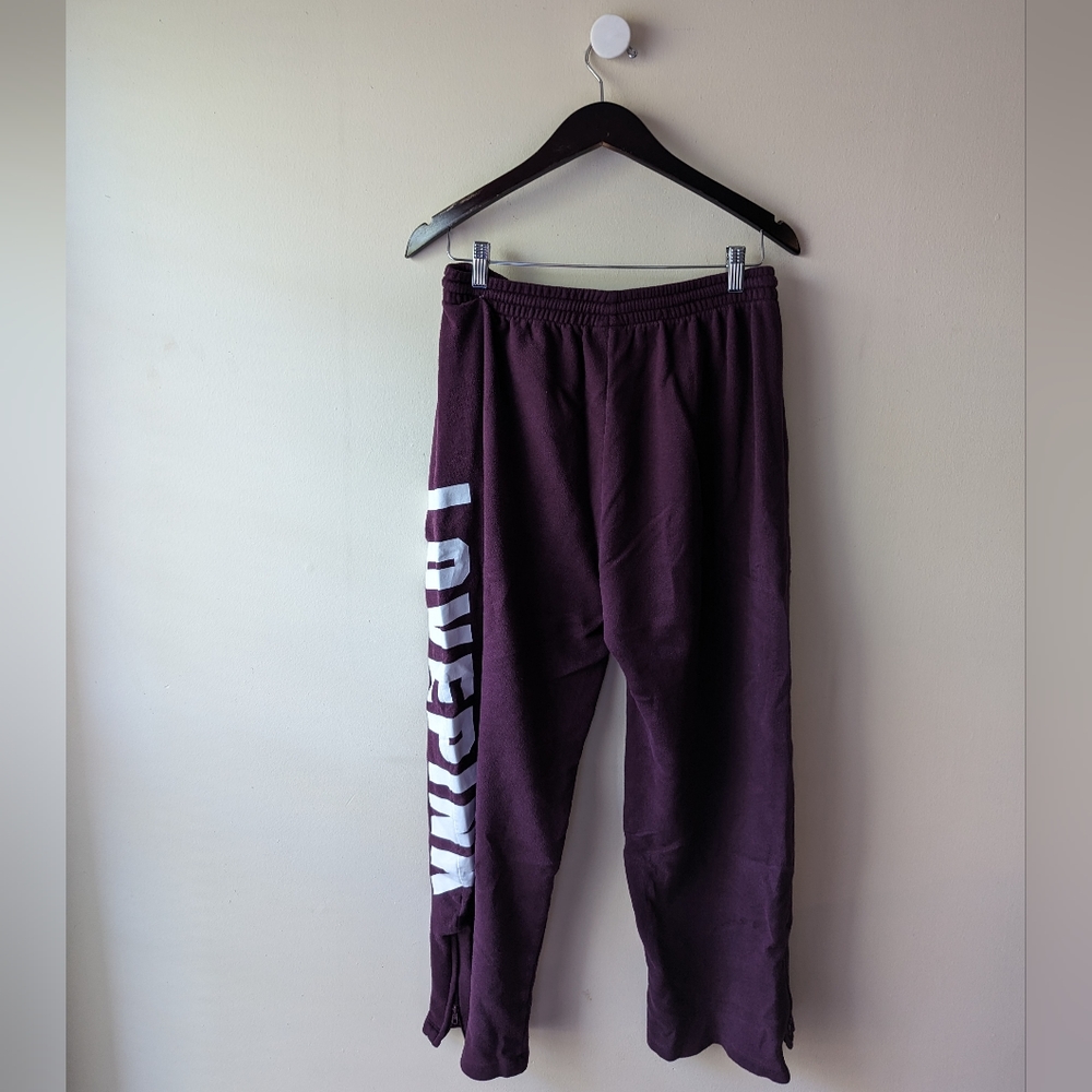 Victoria's Secret Pink Sweatpant Maroon GUC